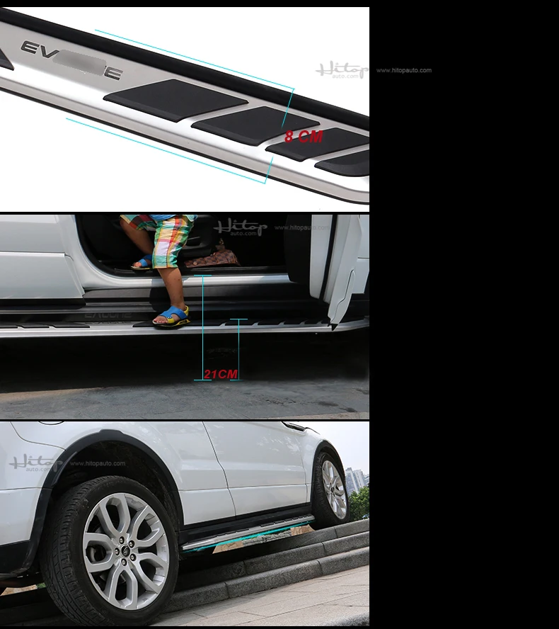 Горячее предложение для Range Rover Evoque innovate side step bar/running board/foot board, "SRX66" Модель, горячая Распродажа, низкая прибыль, 2011