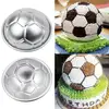 2 unids/set 3D en forma de pastel molde AluminumBall esfera no-tóxicos molde de pastel de Chocolate Pan molde de cocina para hornear herramientas ► Foto 1/6
