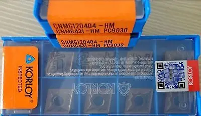 

2PCS New KOR+ CNMG120404 HM PC9030 CNMG432-HM Carbide Inserts 10PCS/Box