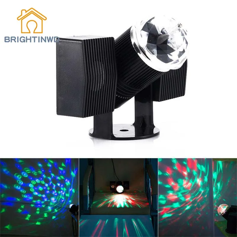 

BRIGHTINWD LED Stage Light Starry Remote Control Mini Laser Light Red And Green Two-color Laser Shaking Head Stage Effect Light