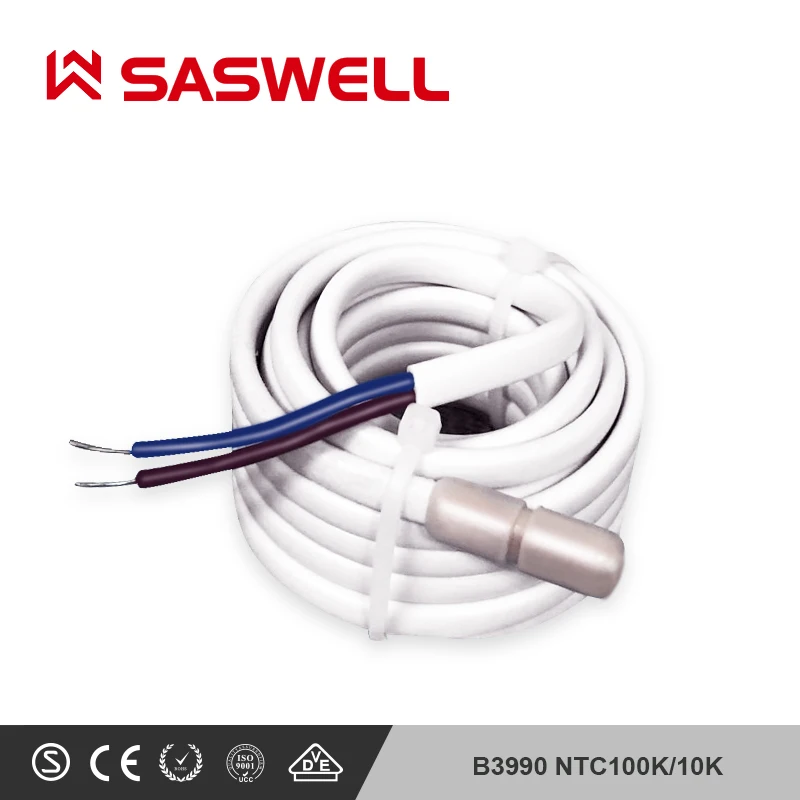 SASWELL 10K датчик температуры зонд для подогрева пола комнатный термостат B3977 NTC 10