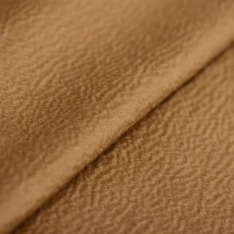 Ограниченная горячая Распродажа модные Волшебные коричневые волнистые шелковые кашемировые шерстяные ткани для пальто tissu au метр Яркая Ткань DIY