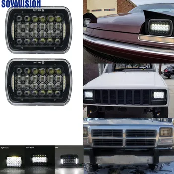 

New 5x7 inch 7'' Square headlight Hi/Lo Beam DRL for 1986-1995 for Jeep Wrangler YJ and 1984-2001 Jeep Cherokee XJ