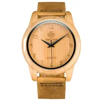 old leather man watch bamboo2