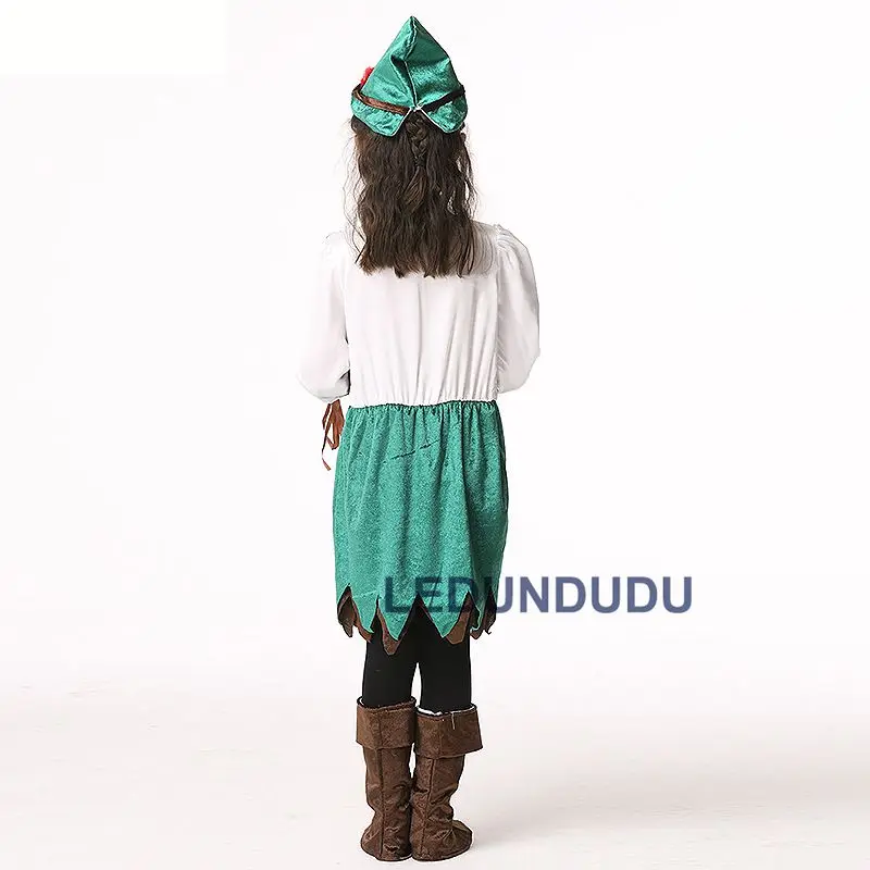 Hot Kids Halloween Carnival Cosplay Pirate Costume Girls Fancy Party Outfits Children Princess Dress  (14)