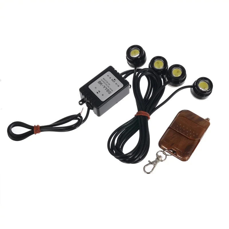 

12V Wireless Remote Control Module Strobe Flash For Car Auto Vehicle Trucks Bulbs Lamps Light LED Strips Car Light Assembly RJ