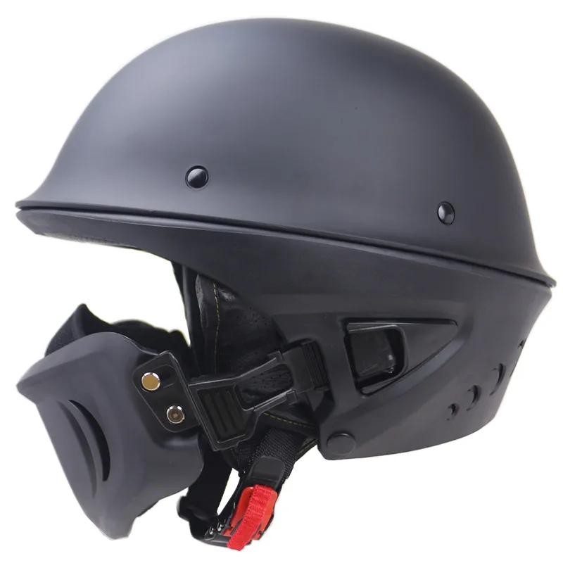Новое поступление Румяна шлем DOT одобренный безопасности Чоппер стиль шлем со съемной маской съемная и моющаяся подкладка