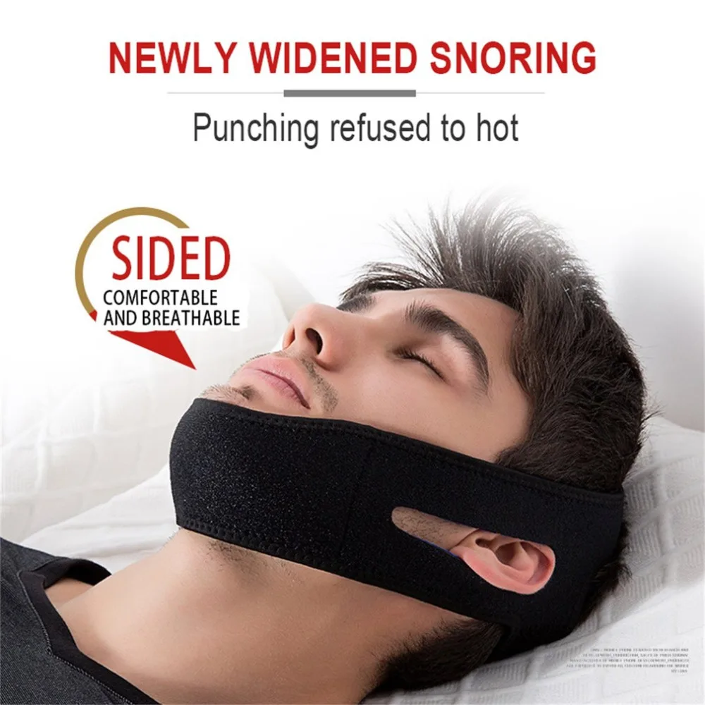 Для мужчин Для женщин Anti snore ремешок для подбородка для решения Стоп храпа для поддержания здоровья тела, апноэ сна подбородка Поддержка ремни массаж Перевозка груза падения