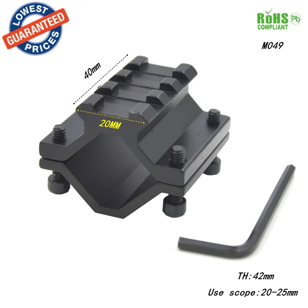 AloneFire M049 scope Tactical flashlight Mount Holder Clip