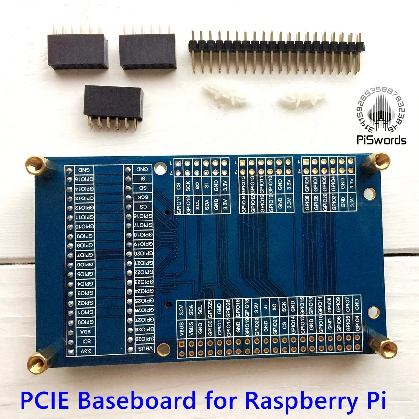PCIE Baseboard for Raspberry Pi 2_