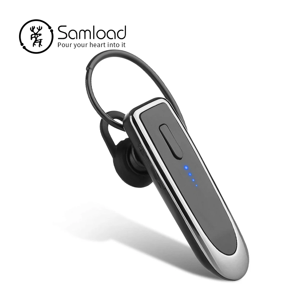 

Samload Wireless Headset Handsfree Bluetooth Earphone Headphones Earpieces Earbud with Microphone for Phone IPhone Se 5 7 xiaomi