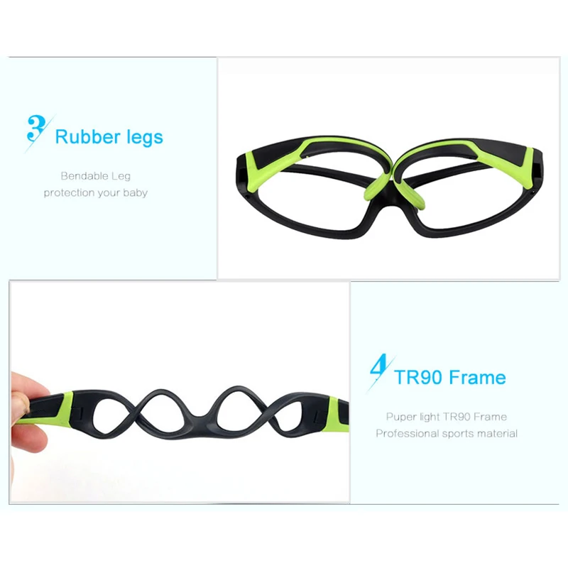 Kids Polarized Sunglasses for Safety Flexible Rubber JIANGTUN polarized sunglasses
