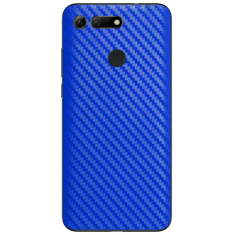 Baru 3D Carbon Fiber Kulit Film Pelindung untuk Huawei Kehormatan V20 Bungkus Kulit Ponsel Kembali Paste Film Pelindung Stiker