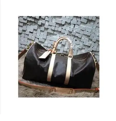 

2018 new fashion travelling bag women handbag big size keepall bag genuine leather with high quality free shipping