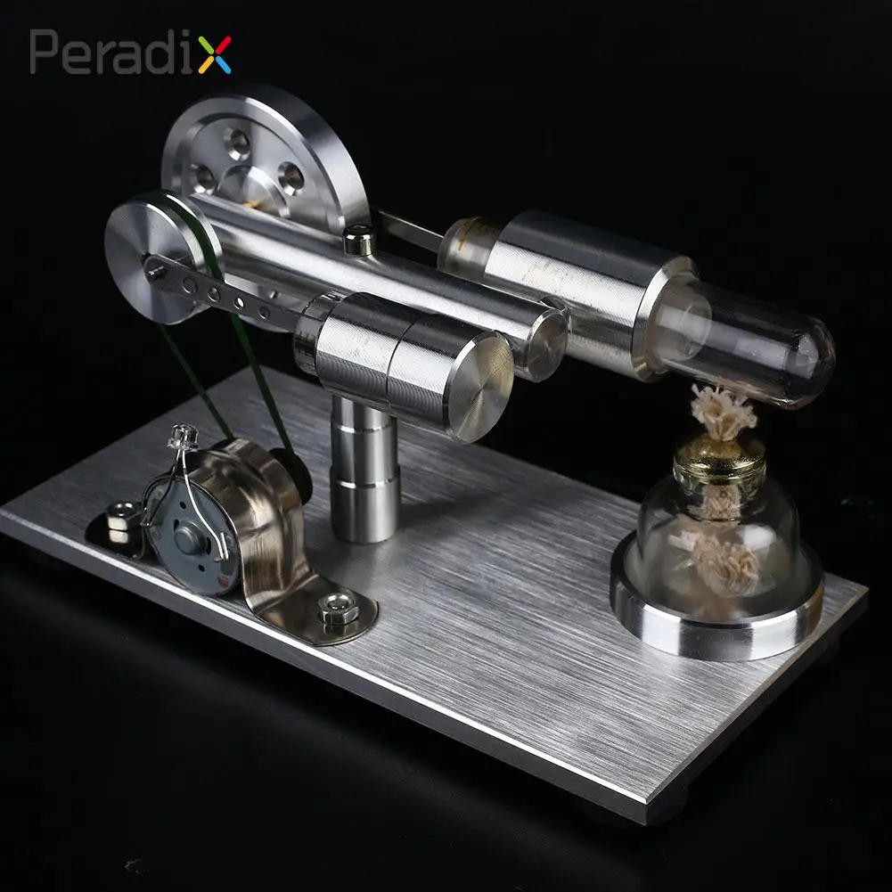 

Stirling Science Perpetual Engine Motor Toys Hot Air Alloy Generator External Combustion Hot Air Engine