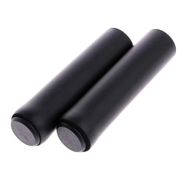 2pcs Super Soft Bicycle Handle Bar Grips Cycling Bike Grips Silicone Anti-slip Handlebar Anti-skid shock-absorbing Black