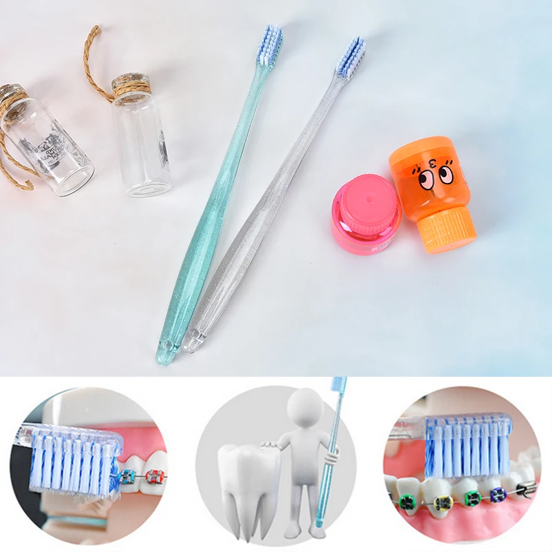 

New soft hair small Head U-shaped teeth braces Teenage Children concave orthodontic toothbrush
