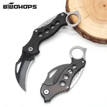 Охотничий как в CS Go ножи коготь шеи на открытом воздухе кемпинга выживания тактическое складное лезвие портативная защита боевые инструменты охотника