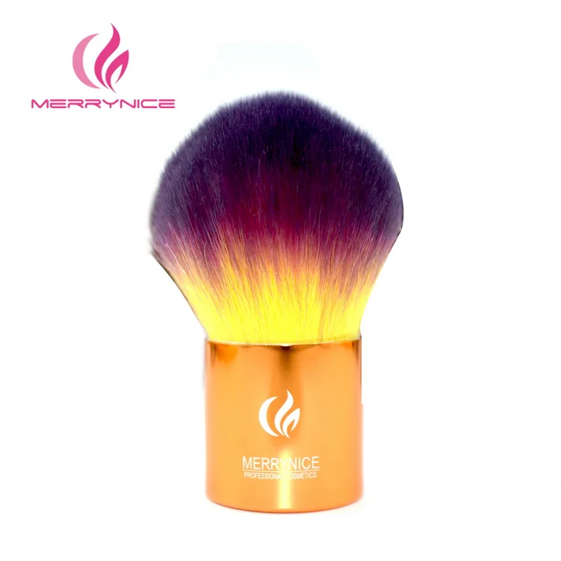 Merrynice Professional Makeup Brush Foundation Powder beauty Brush Cosmetic Make up brushesTool Wooden Kabuki Make up