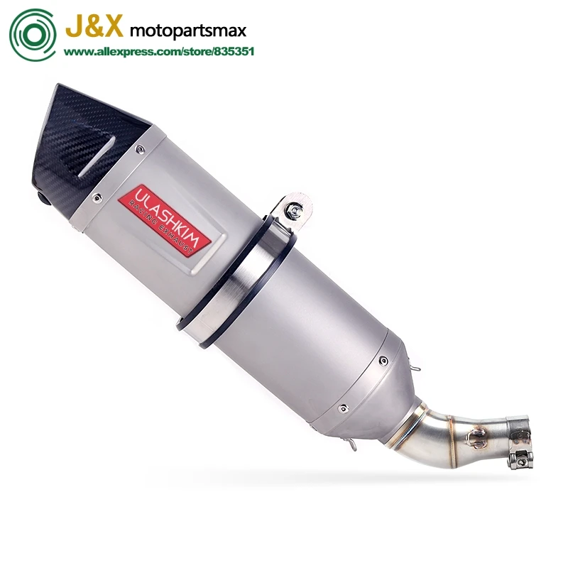 MT 03 MT03 Motorcycle Exhaust Muffler Pipe Middle Link Pipe Escape FOR