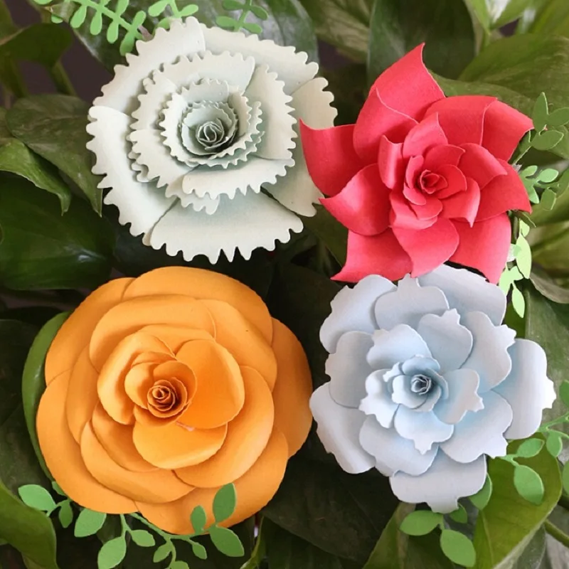 

AZSG Charming Rose Flower Cutting Dies For DIY Scrapbooking Dies Decoretive Embossing Stencial DIY Decoative Cards Die Cutter
