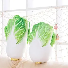 Creative Chinese Cabbage Plush Toy Home Decoration Vegetable Doll Christmas Present Soft Pillow Kids Toys Baby