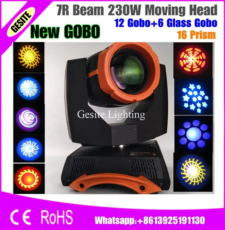 

flight case package 2pcs/lot Sharpy 230W Beam 7R Moving Head Light