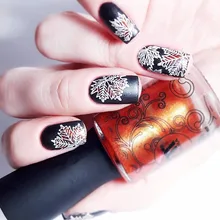 2 бутылки Born Pretty лак для ногтей 15 мл сладкий стиль маникюрный лак белый черный лак для ногтей