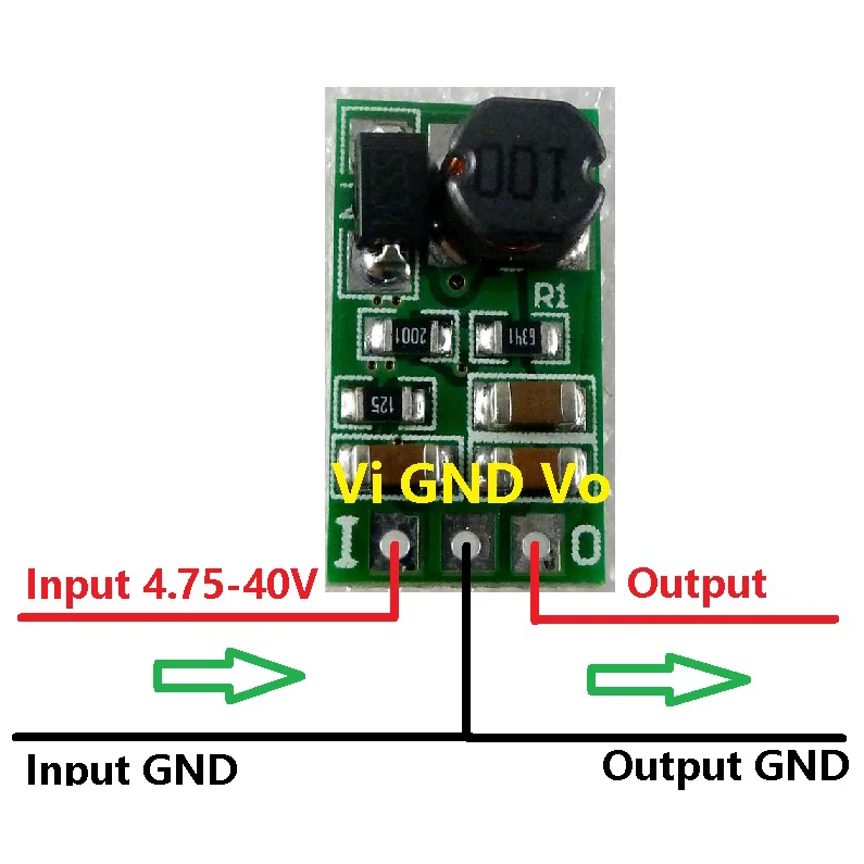 

9V 12V 24v 36v to 5v DC Converter Module Step Down Buck Voltage Regulator Board