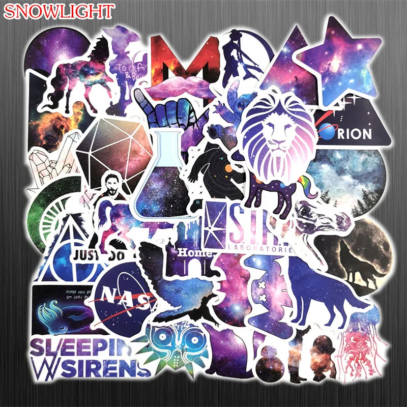 100pcs Super Beautiful Starry Sky Stickers Kid Toy Sticker for DIY Luggage Laptop Skateboard Motorcycle Phone Waterproof Sticker
