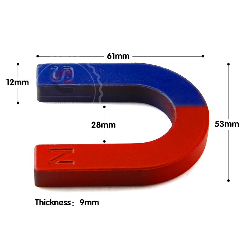 Free shipping Horseshoe bar&ring compass toy for Education