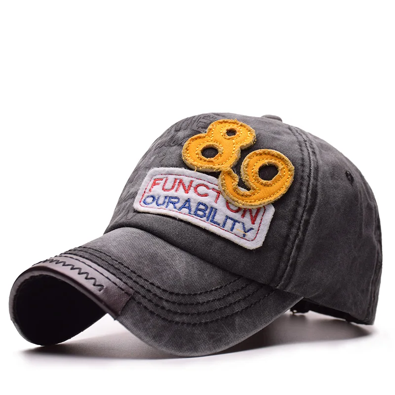 IOTTG colores mezclados lavados Denim Snapback sombreros otoño verano Unisex gorra de béisbol Golf Sunblock Beisbol Casquette Hockey gorras