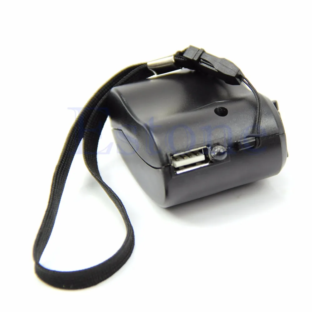 

TCAM Emergency Hand Crank Charger Cell Phone USB Manual Dynamo For Mobile PDA MP3 MP4