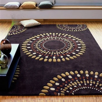 

brown gray carpet rug customized Handmade carpets Living room Bedroom Fashion creative Coffee table sofa Individuality Carpet