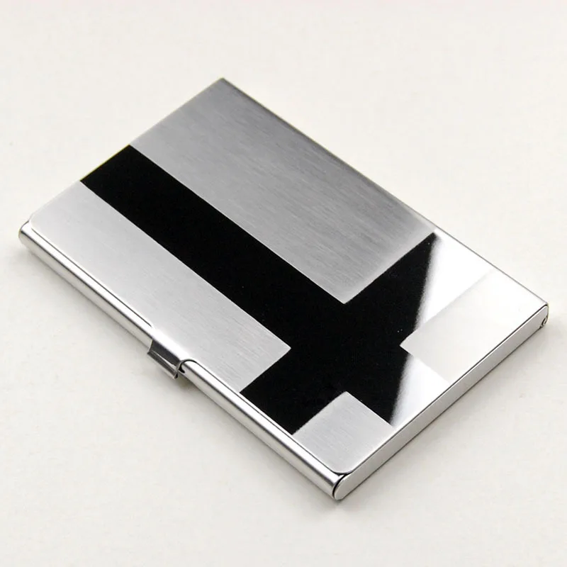 Водонепроницаемый Нержавеющая сталь серебристый алюминиевый металлический чехол коробка Бизнес ID Имя кредитной держатель для карт чехол для визитной карточки для карт чехол - Цвет: pattern 3
