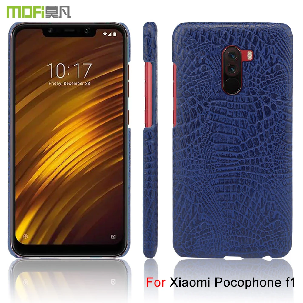 Чехол для Xiaomi Pocophone f1 чехол из искусственной кожи Оригинальный задней панели xiomi