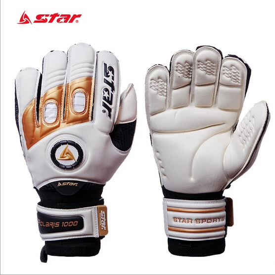Brand star mens professional goalkeeper gloves match game goalie gloves