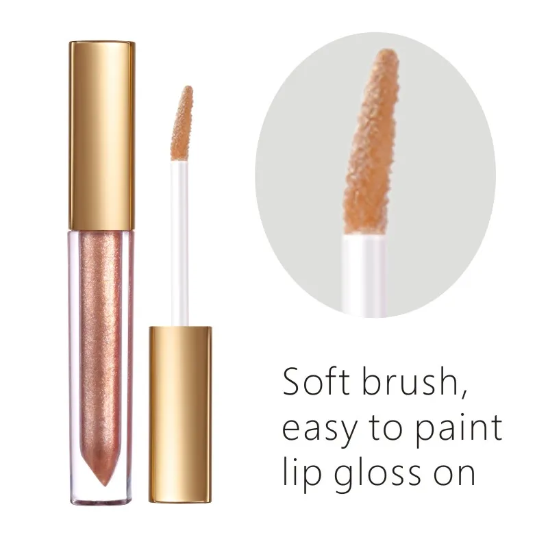 HENLICS Brand New Liquid Lipstick Temperature Coloring Long Lasting Shimmer Metallic Glitter Lip Gloss