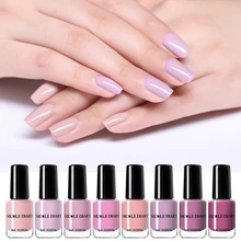 Nicole Diary шелушиться лак для ногтей Nude серии ногтей Лаки лак Однотонная одежда маникюр DIY дизайн Лаки на водной основе