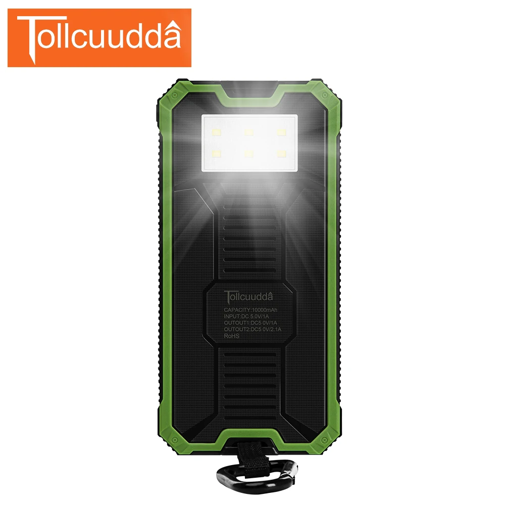 imágenes para Tollcuudda Cargador de Teléfono Portátil Cargador de Batería de Energía Solar Banco Pover Para IPhone6 Xiaomi Powerbank Externa de la Caja Móvil de la Energía imágenes para Tollcuudda Cargador de Teléfono Portátil Cargador de Batería de Energía Solar Banco Pover Para IPhone6 Xiaomi Powerbank Externa de la Caja Móvil de la Energía