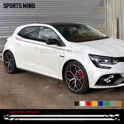 1 комплект для Renault Megane 3 ii i 4 RS GT Line Trophy аксессуары для дверей боковая полоса наклейка для автомобиля Стайлинг автомобиля