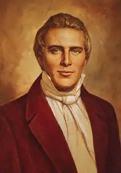 

100% handpainted oil painting # 1st President of the Church of Christ (later the Church of Jesus Christ Saints Joseph Smith -36"