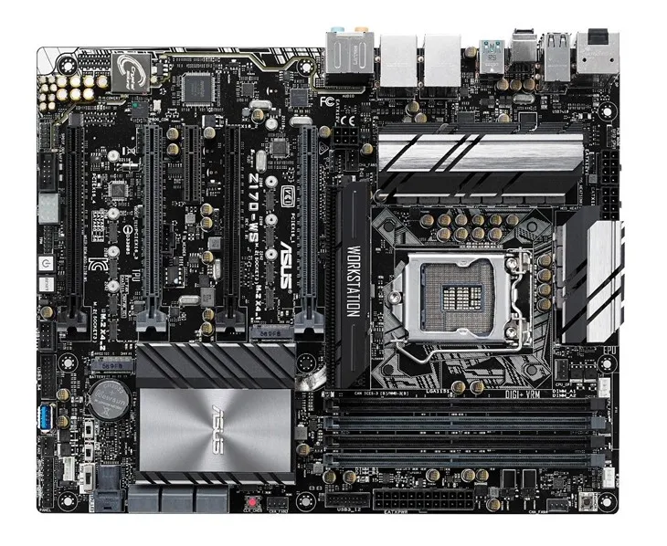 Материнская плата Asus Z170 WS Z170-WS 1151 pci e * 4 с одной рабочей станцией 90% новая |