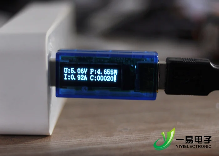 Высокая точность USB Напряжение Амперметр 0,91 дюймов OLED Дисплей мобильный Мощность Тесты Мощность Ёмкость инструмент