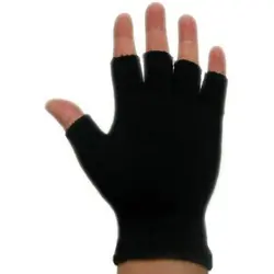 Унисекс Взрослые перчатки с открытыми пальцами простые вязаные зимние теплые варежки без пальцев
