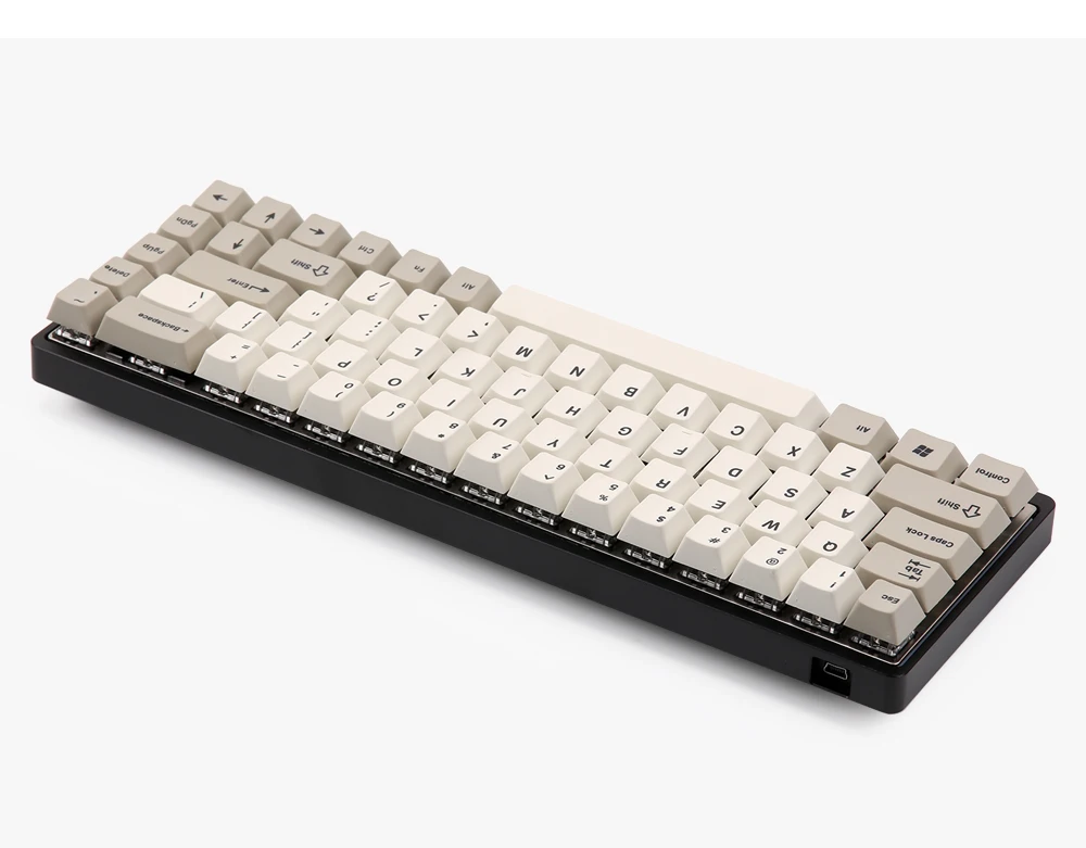 KBDfans Tada68 Алюминиевый Чехол tada68 низкопрофильный Чехол черный серый серебристый цвет