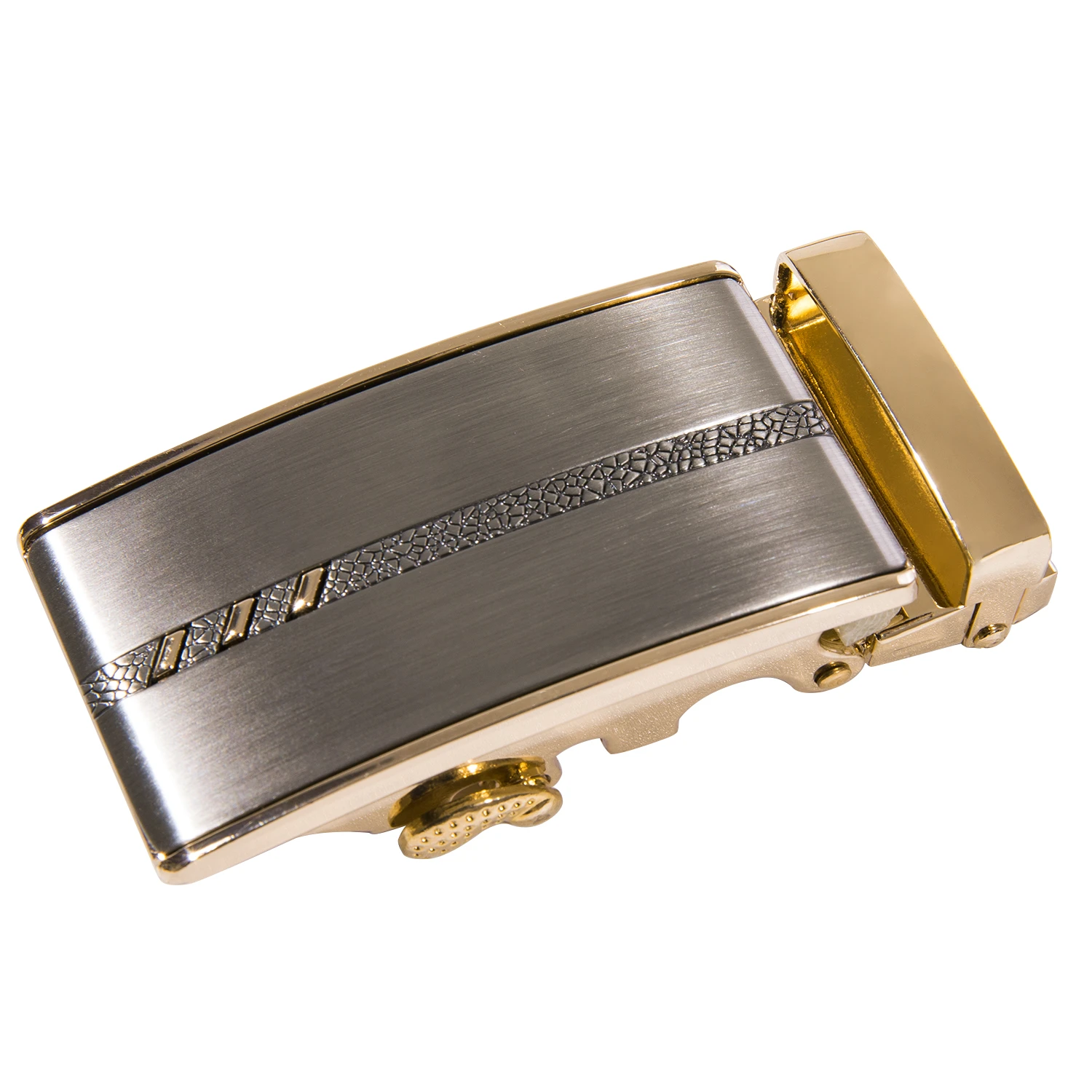 Hebilla automática dorada para hombre sin cinturón de cuero hebill Hebilla automática dorada para hombre sin cinturón de cuero hebill