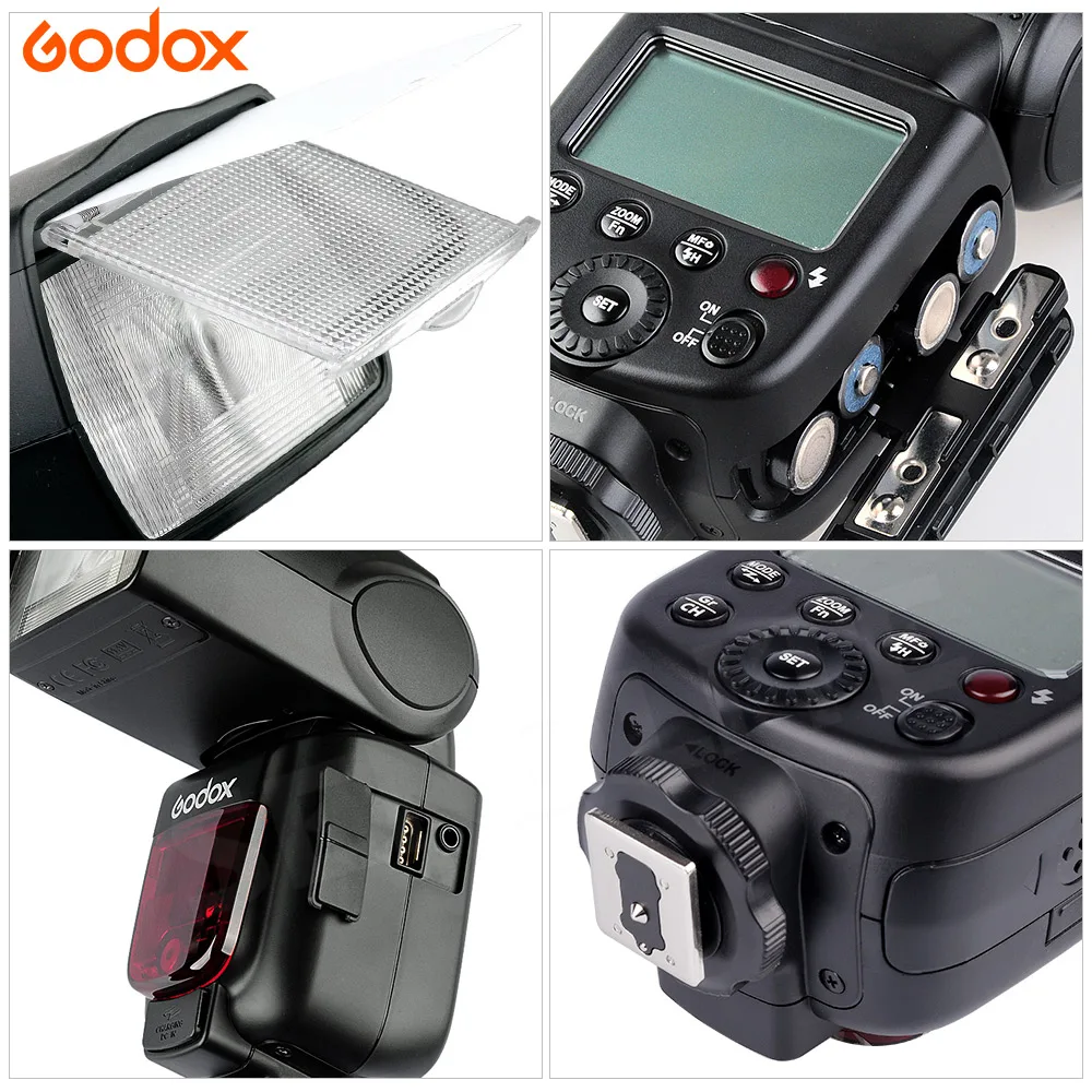 Godox TT600 2,4G беспроводной GN60 Master/Slave камера Вспышка Speedlite+ X1T-C передатчик для Canon 1100D 1000D 7D 6D 60D 50D 600D