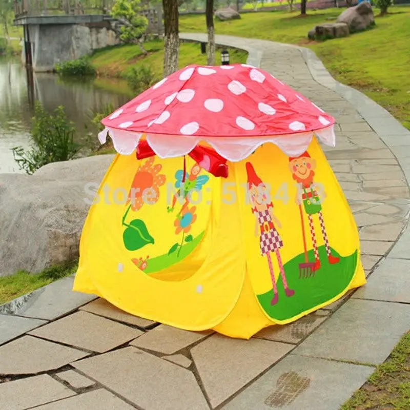 Традиционные тканевые палатки, Мультяшные игрушки для спорта на открытом воздухе, игровой домик для отдыха, детская складная палатка