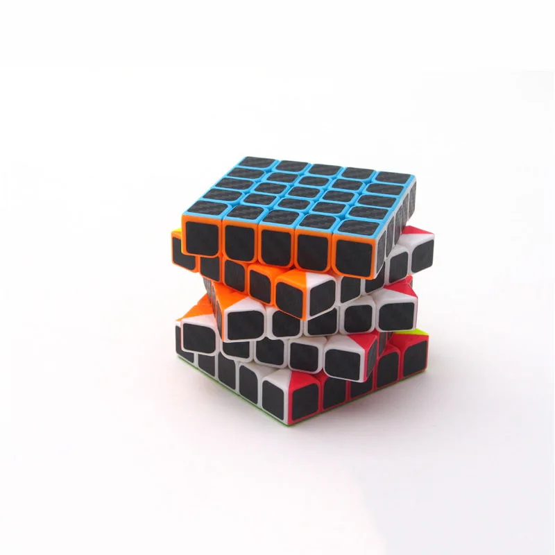 5x5x5 мембрана из углеродного волокна прочный Гладкий Профессиональный волшебный куб скорость флуоресценции куб пазл игрушки для детей Подарки